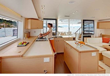 luxury catamaran kitesurfing cruise Greece