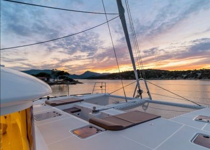 luxury catamaran kitesurfing cruise Greece