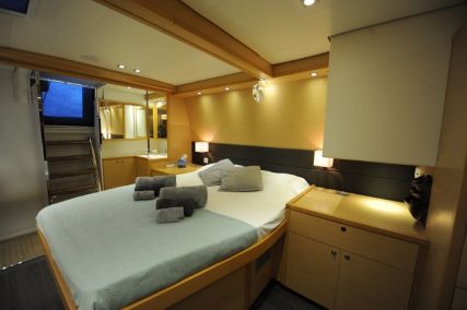 luxury catamaran kitesurfing cruise Greece