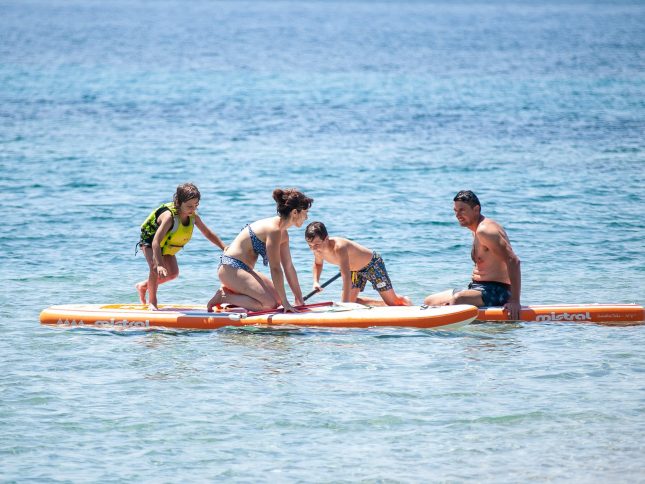 Family kitesurfing holidays in Greece