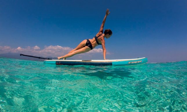 SUP Yoga in Greece Evia Island