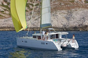 luxury catamaran kitesurfing cruise