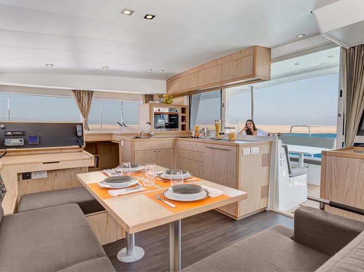 luxury catamaran kitesurfing cruise