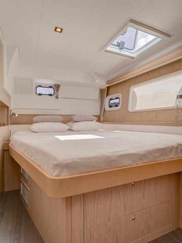 luxury catamaran kitesurfing cruise Greece