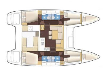 luxury catamaran kitesurfing cruise Greece