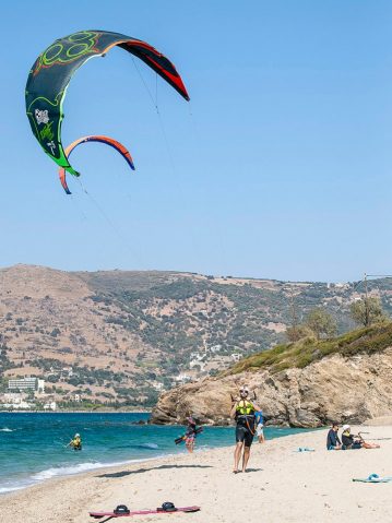 kitesurfing lessons in Greece Evia Island