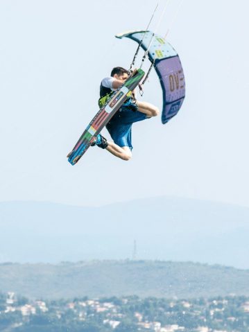 kiteboarding in Greece Evia Island