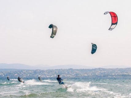 kitesurfing kiteboarding Greece