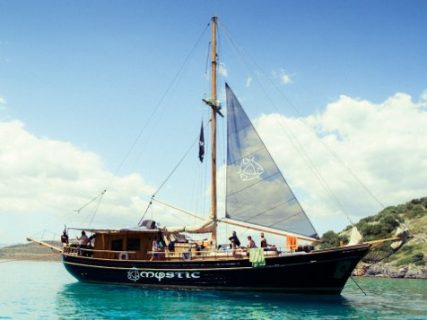 Boat trip on Traditional Sailboat in Greece