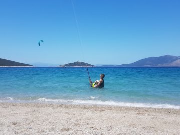 children kitesurfing lessons greece