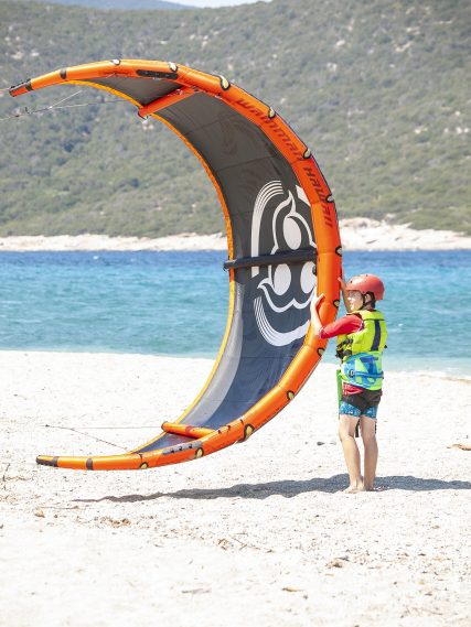 children kitesurfing lessons Greece